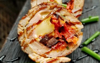 Grilled Veal Cutlet (Scaloppini) Pizza Rolls