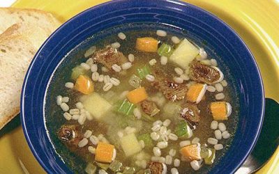 Hearty Veal, Vegetable and Barley Soup