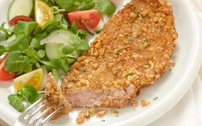 Nut Crusted Veal Cutlets