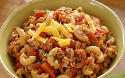 One Pot Macaroni Chili