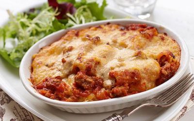 Ontario Spicy Veal and Pepper Baked Pasta