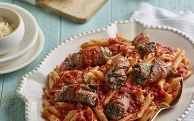 Veal Braciole Ragu
