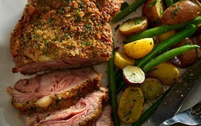 Veal Cordon Bleu with Almond Crust