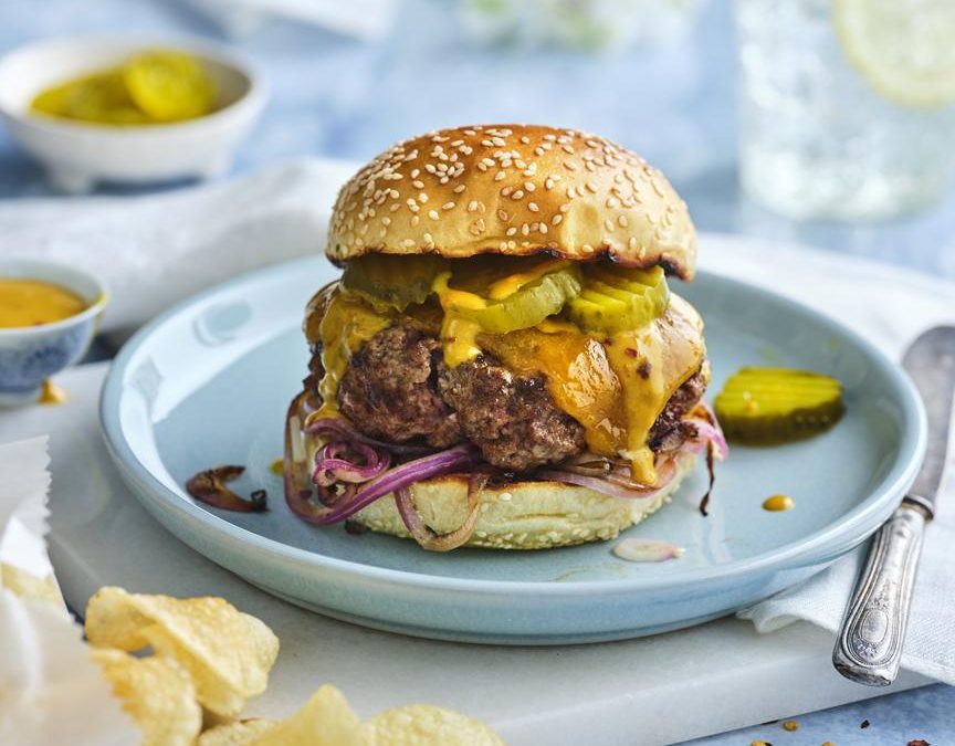 Veal Smash Cheeseburgers