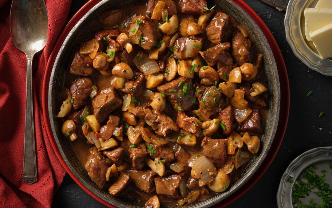 French Veal Stew with Mushrooms