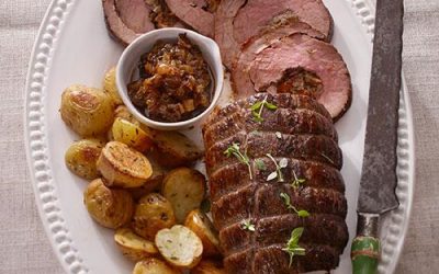 Veal Roast with Onion Marmalade
