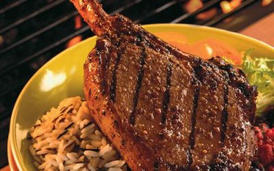 Oh Canada! Veal Chops with Savoury Fruit Relish