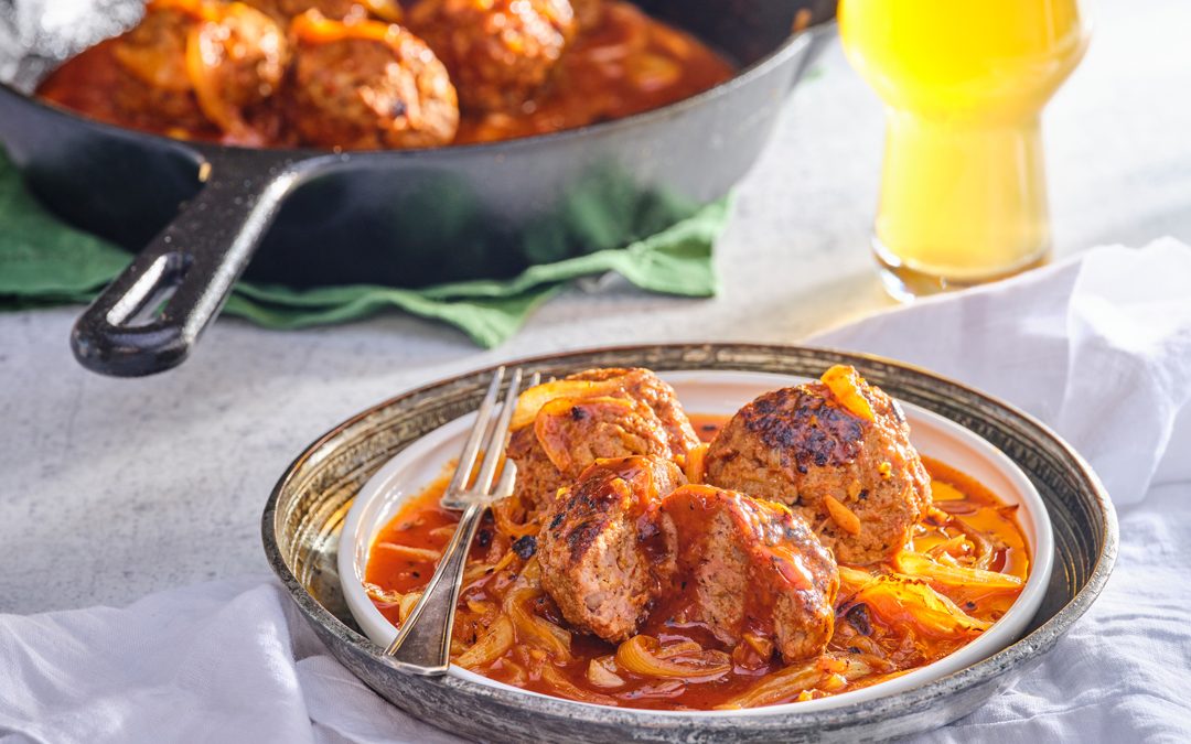 Barbecue Veal Meatballs