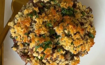 Veal & Blue Cheese Stuffed Mushrooms